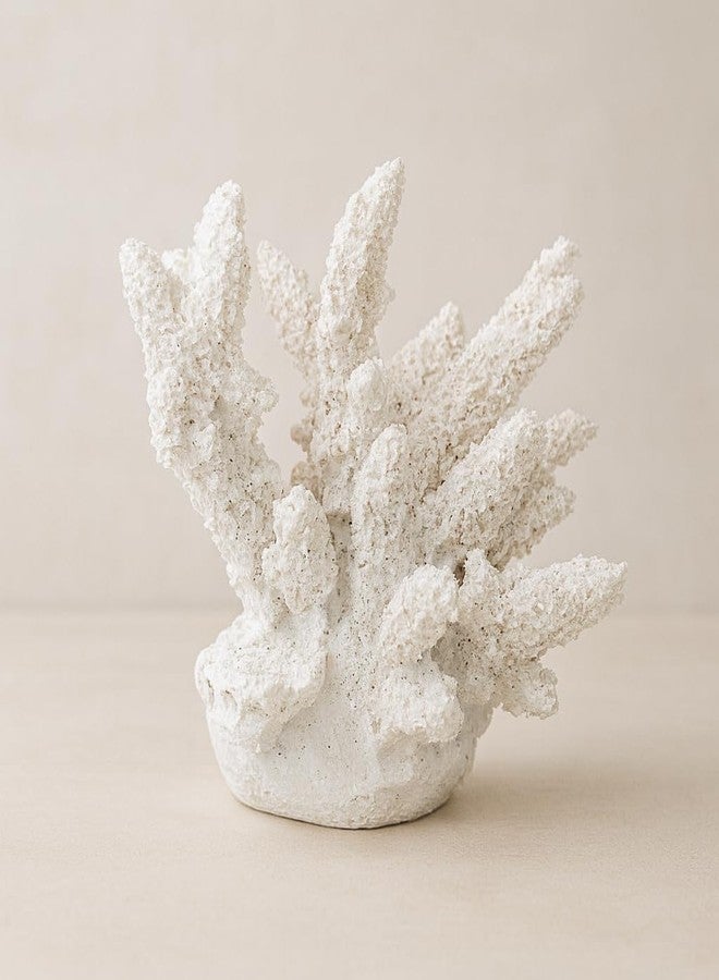 JOICE GIFT Large Aquarium Decor Coral Ornament Decorations Fish Tank Landscape, White Coral - Image 1